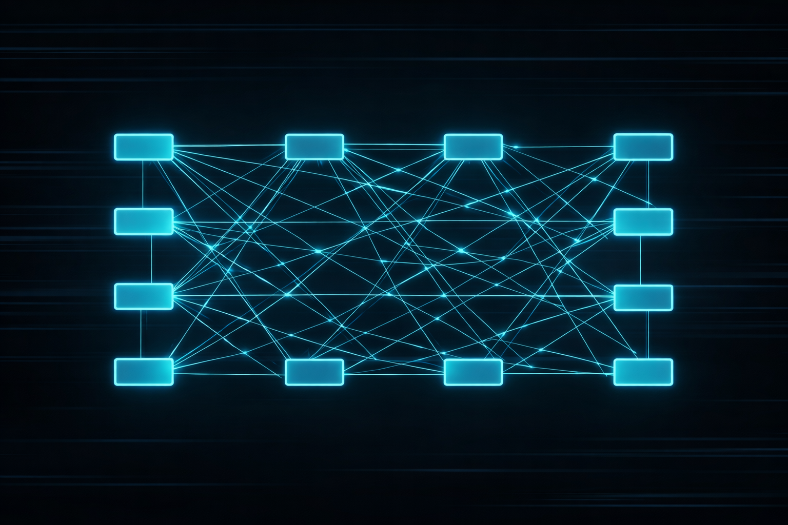Titelgrafik zum Transformer mit Self-Attention, QKV, Transformer-Block und Signalfluss